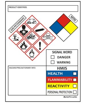 SDS OSHA Data Labels for Chemical S...