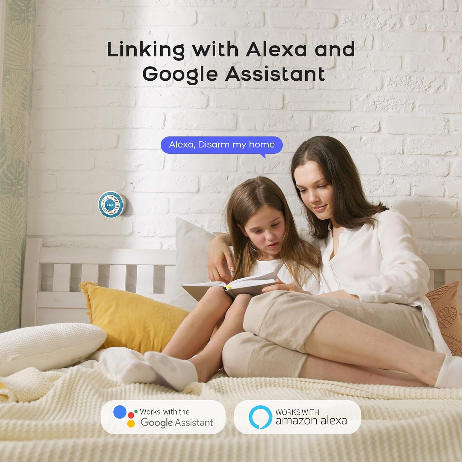 PGST Wifi Home Alarm System,Smart Home Security Systems with Instant Tuya App Alerts,8 PCS Door Alarm Kits Siren Hub with Motion and Door Sensors,Remote,Work with Alexa for Villa,Apartment,Kids Safety - Image 7