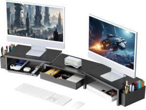 gianotter Dual Monitor Stand Riser,...