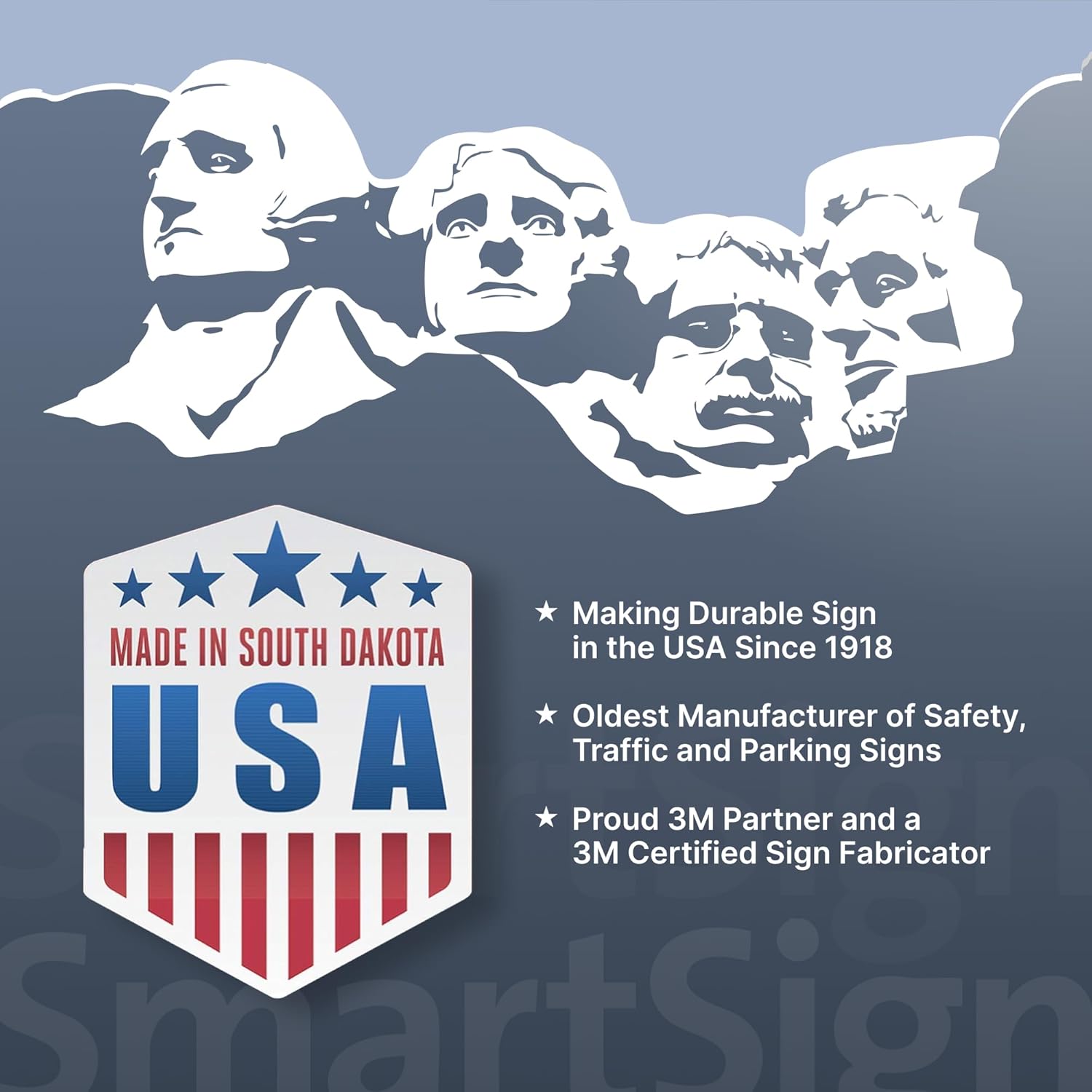 SmartSign - S-2917-AL-14 "Think Safety First - Wear Personal Protective Equipment" Sign | 10" x 14" Aluminum 10" x 14" Non-Reflective Aluminum - Image 9