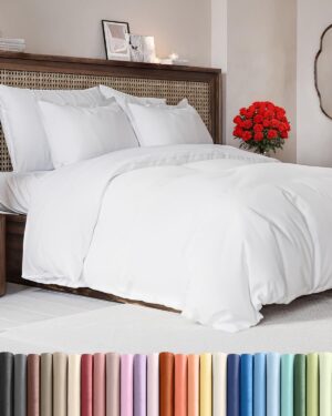 White Duvet Cover Full Size –...