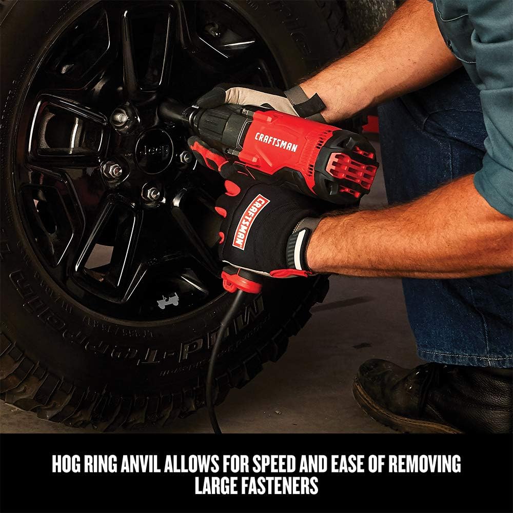 CRAFTSMAN Impact Wrench, 1/2 inch, 7.5 Amp, Corded (CMEF901) - Image 4