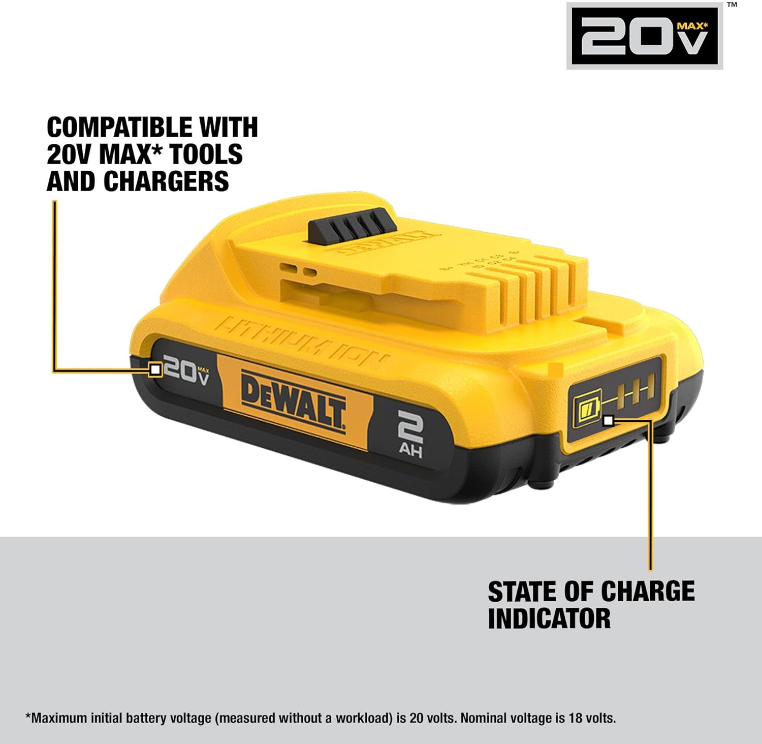 DEWALT 20V MAX Cordless Drill and Impact Driver, Power Drill Brushless 2-Tool Power Tool Combo Kit, Includes 2 Batteries, Charger and Bag (DCK277D2) - Image 7