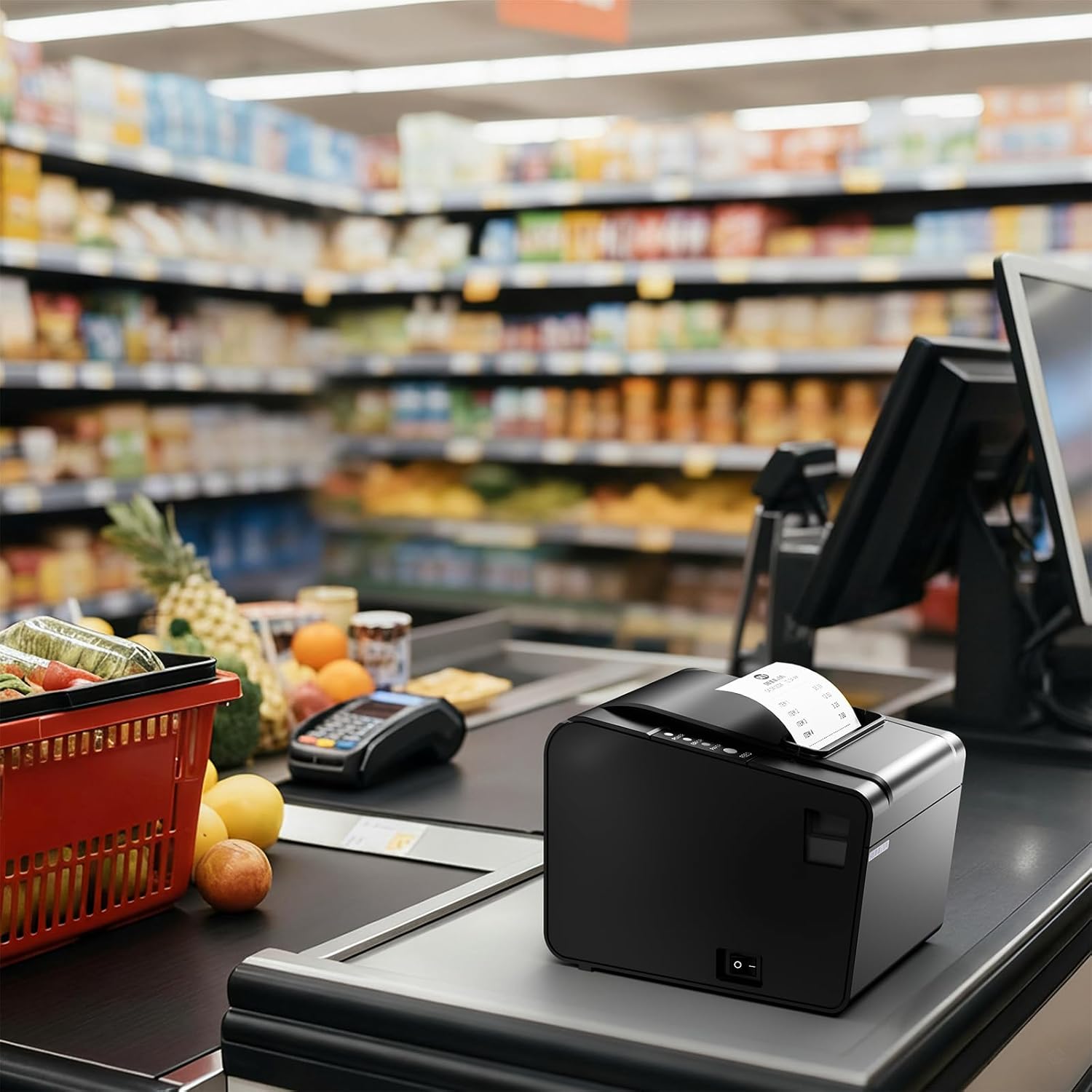 Rongta POS Printer, 80mm USB Thermal Receipt Printer, Restaurant Kitchen Printer with Auto Cutter Support Cash Drawer,USB Serial Ethernet Interface for Windows/Mac/Linux,Do Not Square (RP326) - Image 6