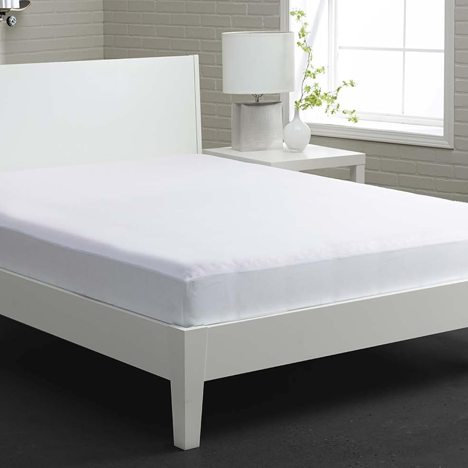 Bedgear King Basic Mattress Protector - Lightweight, Noiseless, and Waterproof Fabric Cover for Bed - Washable and Breathable Mattress Pad - Protects Against Stains - Image 6