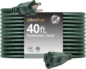 GE Outdoor Extension Cord, 40 Ft, G...