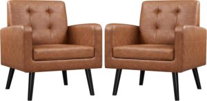 Yaheetech Mid-Century Accent Chairs...