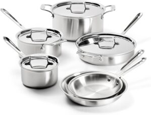 All-Clad D5 10-Piece Stainless Stee...