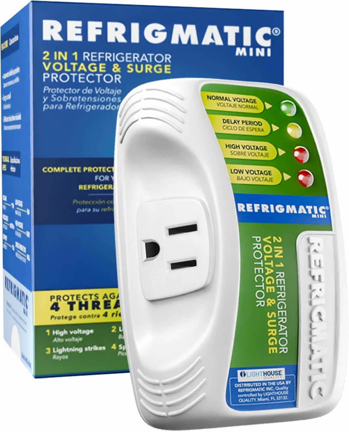 WS-36300 Electronic Voltage & Surge Protector for Refrigerators Up to 27 cu. ft. Protect Your Refrigerator Against High and Low Voltage, Brownouts and Spikes.
