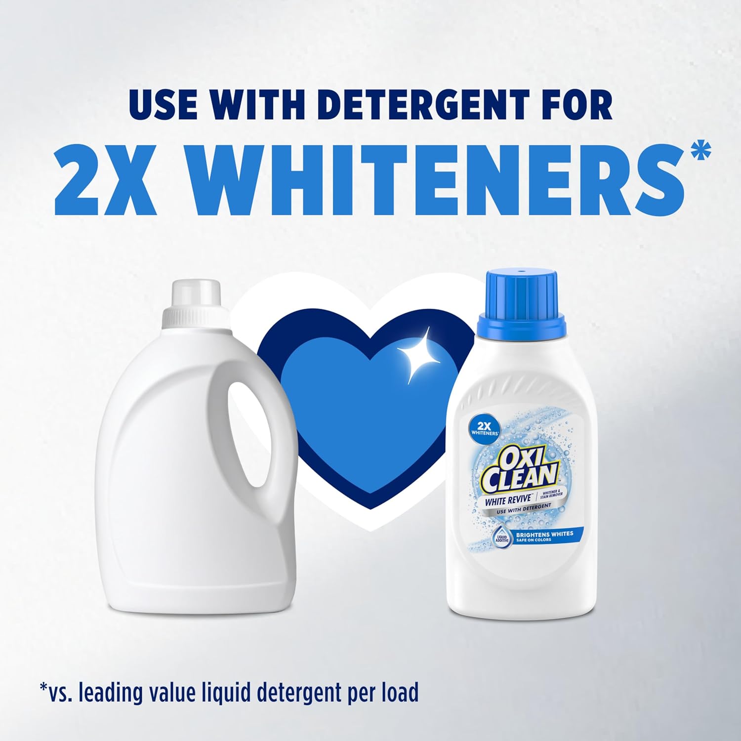 OxiClean White Revive Whitener & Stain Remover Liquid Additive, Water-Activated Oxygen Bleach for Laundry, 45 fl oz - Image 5