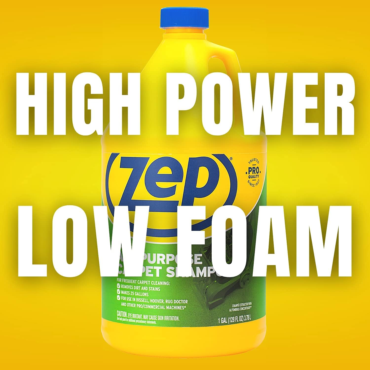 Zep All-Purpose Carpet Shampoo Concentrate Cleaner - 1 Gallon - ZUCEC128 - Professional Formula Removes Dirt and Stains - Image 4