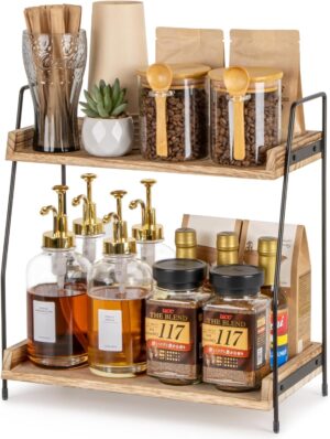 Countertop Coffee Station Organizer...