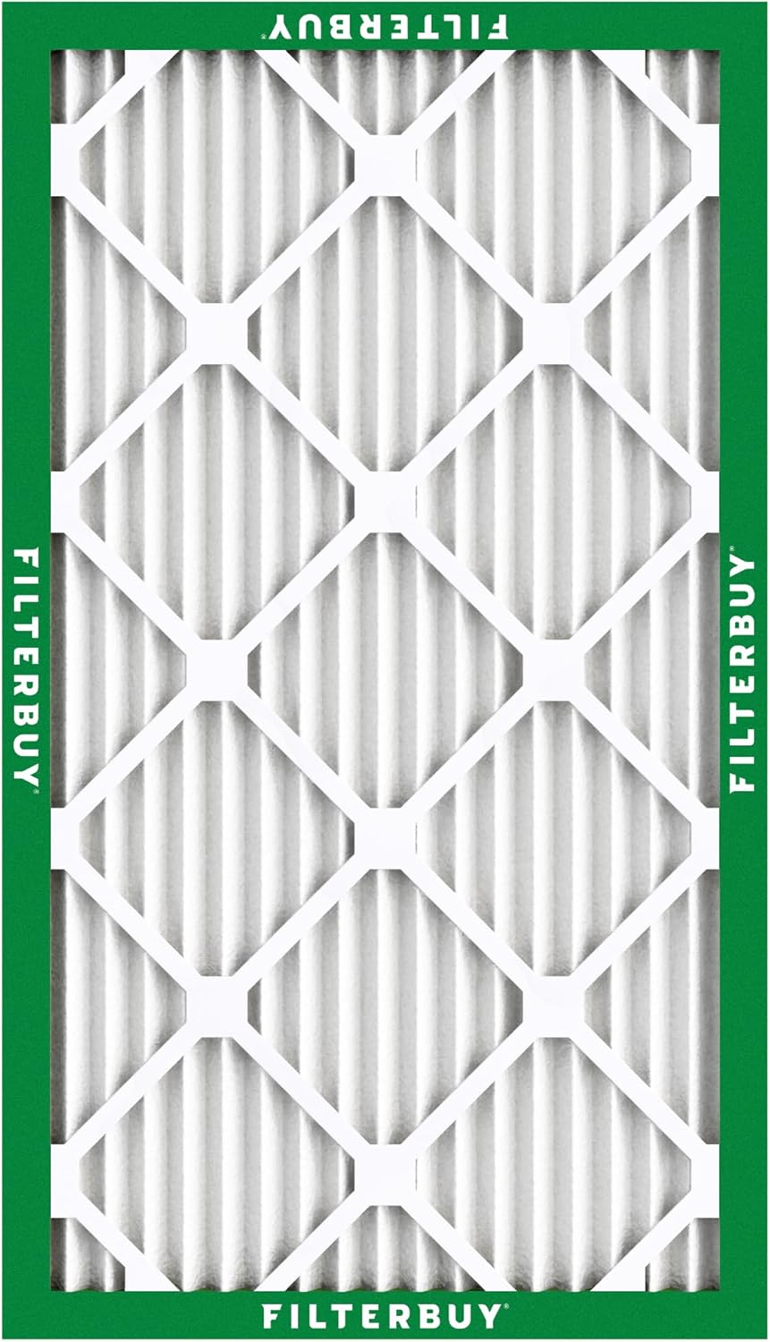 Filterbuy 16x25x1 Air Filter MERV 8 Essential Dust & Allergy Defense (4-Pack), Electrostatic Pleated HVAC AC Furnace Filters Replacement, Made in USA (Actual Size: 15.50 x 24.50 x 0.75) - Image 8