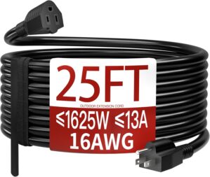 16/3 25 FT Outdoor Extension Cord W...