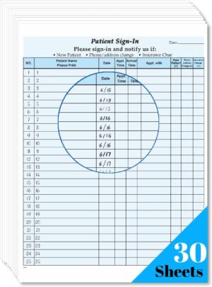 Patient Sign in Sheets, HIPAA Compl...