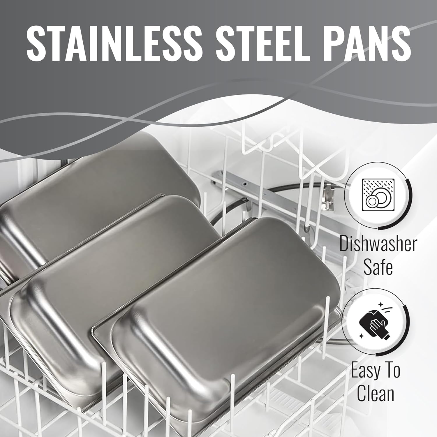 Alpha Living 3x2.5 QT Food Warmers for Parties Buffet Servers and Warmers – Premium Catering Supplies Buffet Display – Stainless Steel Electric Food Warmers with Temperature Control - Image 5
