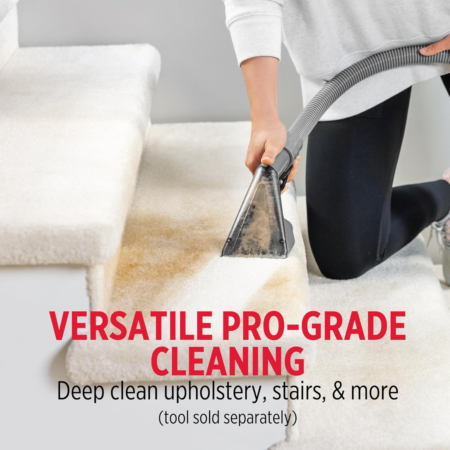 Rug Doctor X3 Commercial Carpet Cleaner – Large Red Oxy Pro Pack, Exclusive Vibrating Brush Spray Scrub and Extract Embedded Dirt and Grime, 48 oz. Oxy Cleaning Solution - Image 6