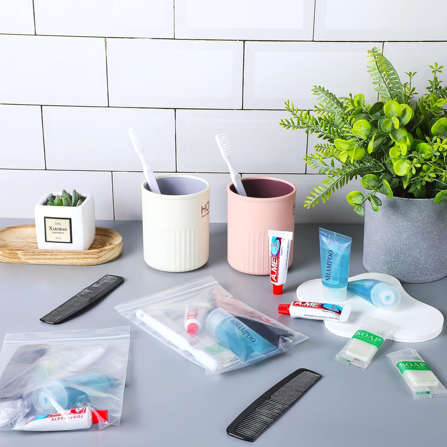 60 Pcs Basic Toiletry Set Homeless Hygiene Kits Homeless Care Package Supplies Travel Toiletry Bulk for Men Women Charity Reusable Supplies - Image 4