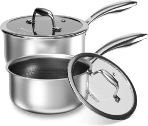 COOKER KING Sauce Pan Set, 1.5 QT &...