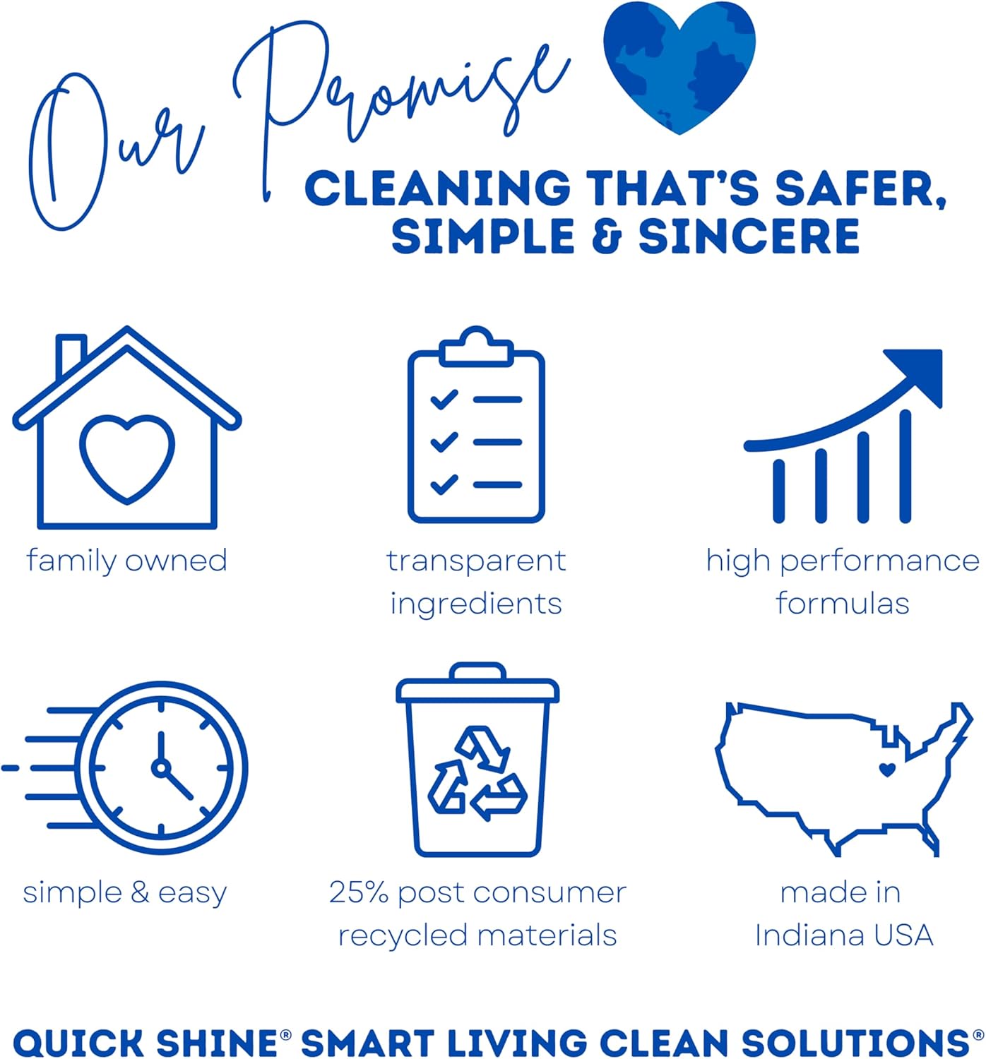 Quick Shine Multi Surface Floor Finish 64oz | Cleaner & Polish to use on Hardwood, Laminate, Luxury Vinyl Plank LVT, Tile & Stone | Safer Choice w/Clean Shine Technology | Shine-Protect-Refresh - Image 17