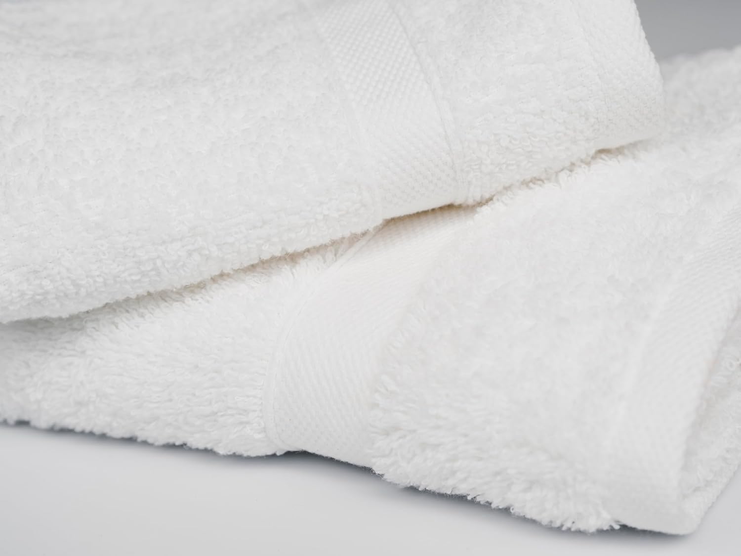 CH White Bath Towels Bulk Pack of 12 (22x44 Inches) – 100% Cotton Lightweight & Absorbent Towels for Airbnb, Hotels, Motels & Commercial Use - Image 6
