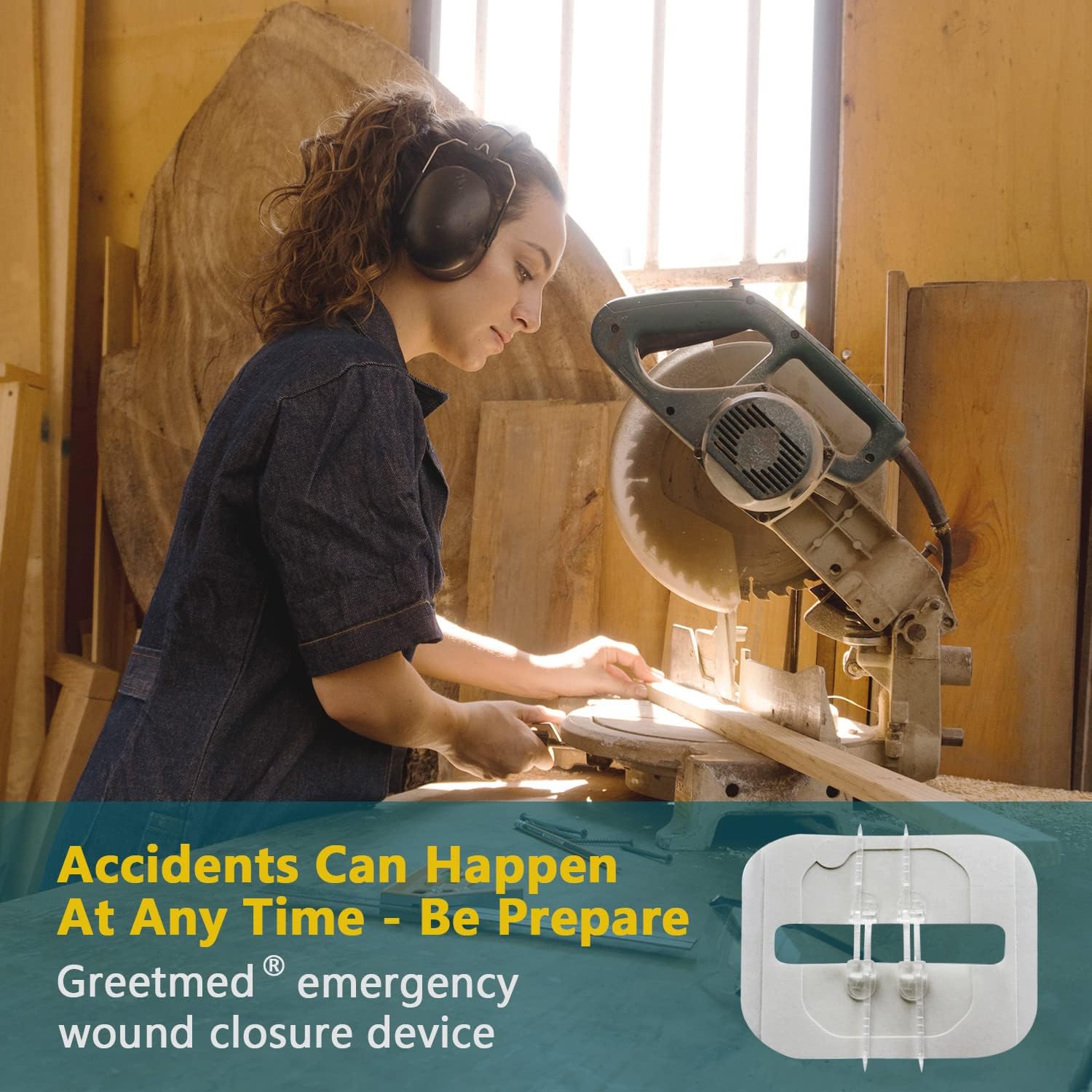 Emergency Wound Closure Strips Zip Stitch Sutures Kit, 2 Pcs Zipstitch Butterfly Bandages Laceration Closure Kit, Quick Clot Wound Closure Device for Wound Care - Image 9