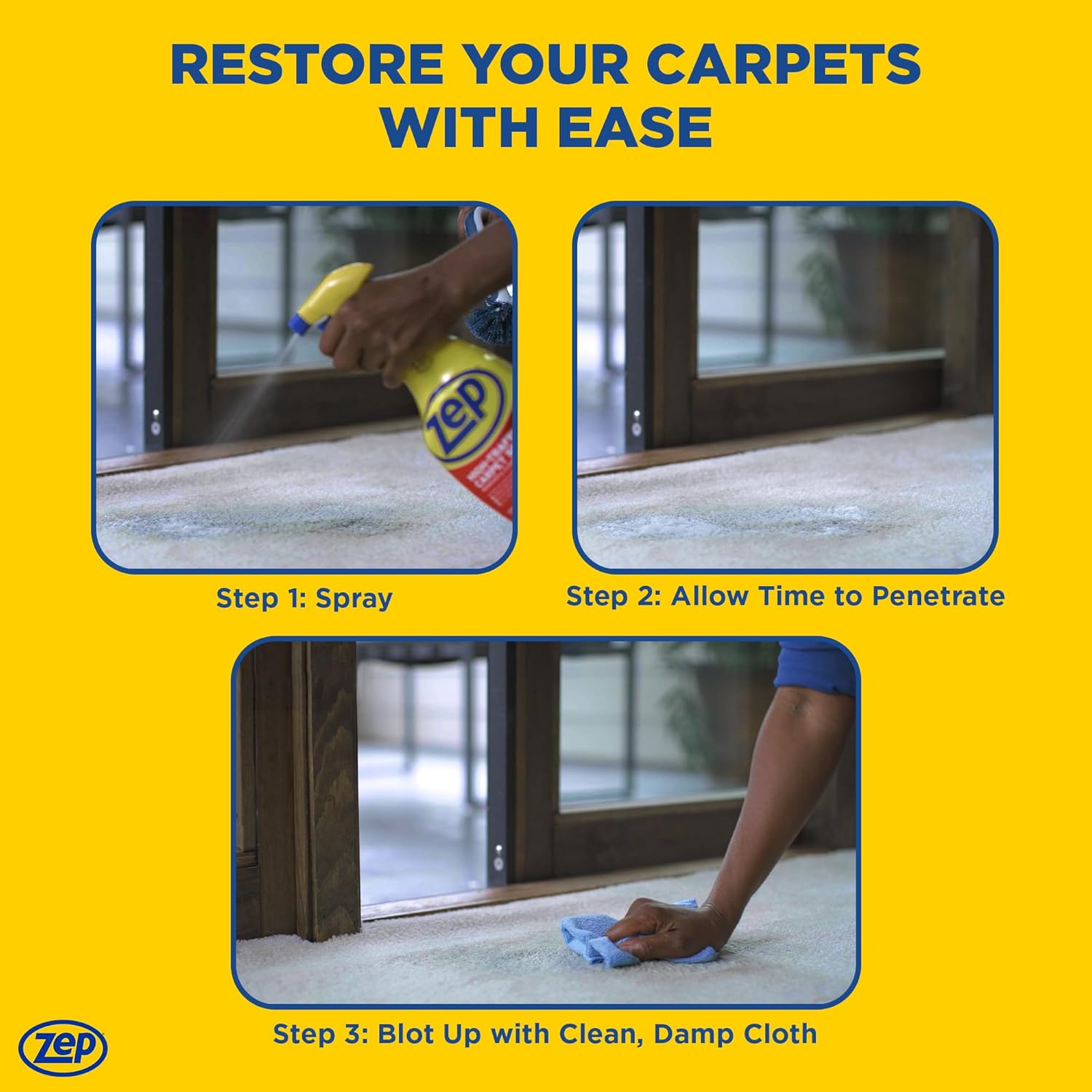 Zep High Traffic Carpet Cleaner - 1 Gallon - Penetrating Formula Removes Deep Stains. Make High-Traffic Areas Look New Again - Image 5