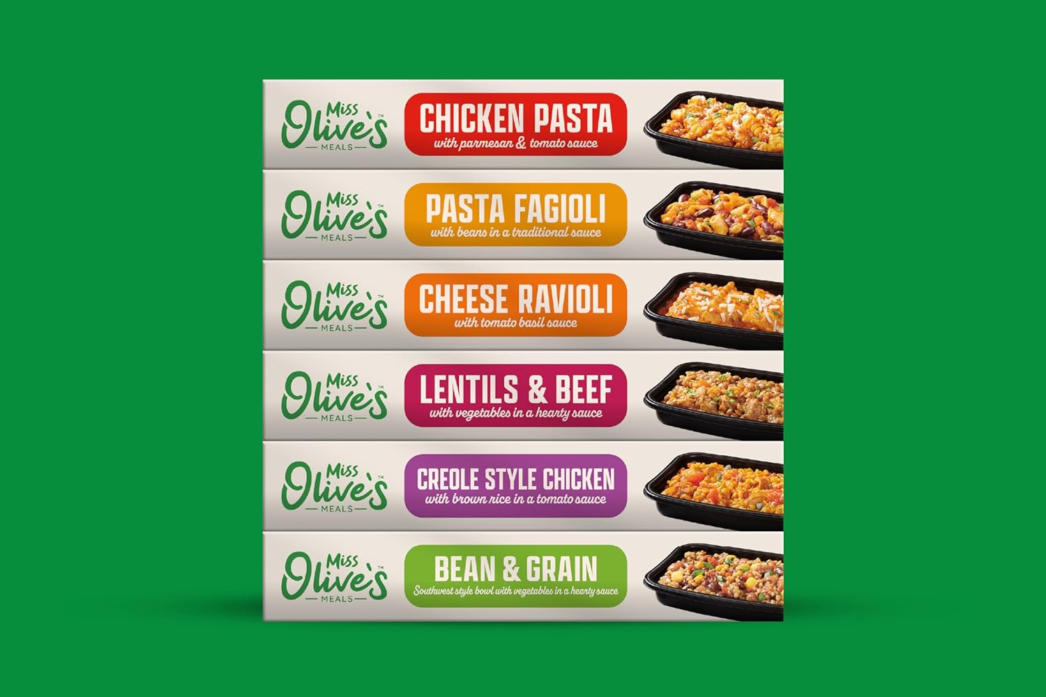 Miss Olive’s Ready Meals Variety Pack (6 Pack) – Microwave Ready to Eat Meals, Lower Sodium Shelf-Stable Lunch & Dinner Bundle - Image 4