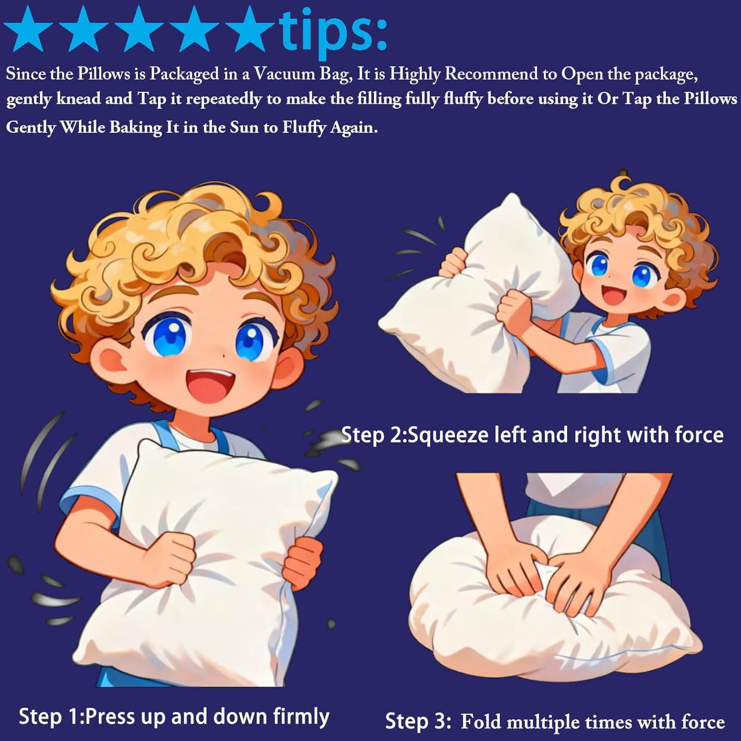 Bed Pillows King Size Set of 2,for Sleeping, Adjustable King Pillows 2 Pack with Zipper, Cooling Hotel Quality with Premium Soft Down Alternative Fill - Image 5