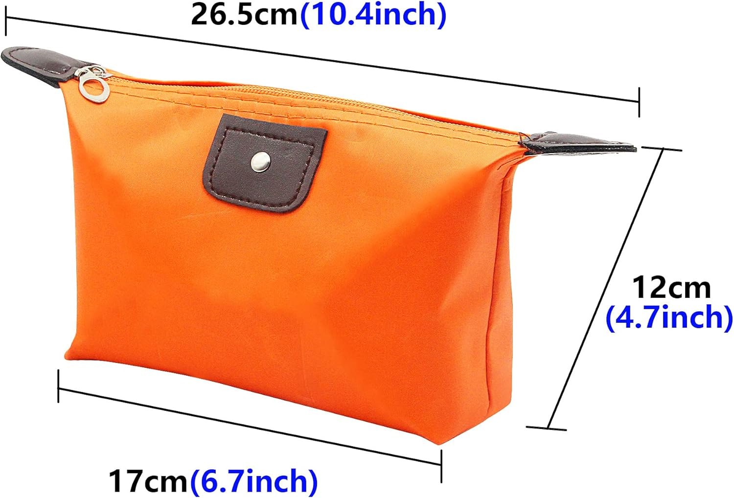 YAODHAOD Makeup Bag Bulk Toiletry Pouch Waterproof Cosmetic Storage Bags,with Zipper Travel Toiletry Organizer Packing Bag Accessory Organizer for Women and Men (9 Colors) - Image 2