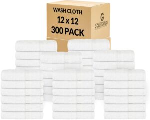 GOLD TEXTILES Premium White Washclo...