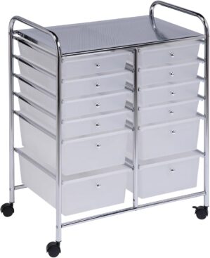Honey-Can-Do Rolling Storage Cart a...