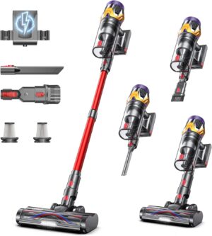 Cordless Vacuum Cleaner, Upgraded 5...