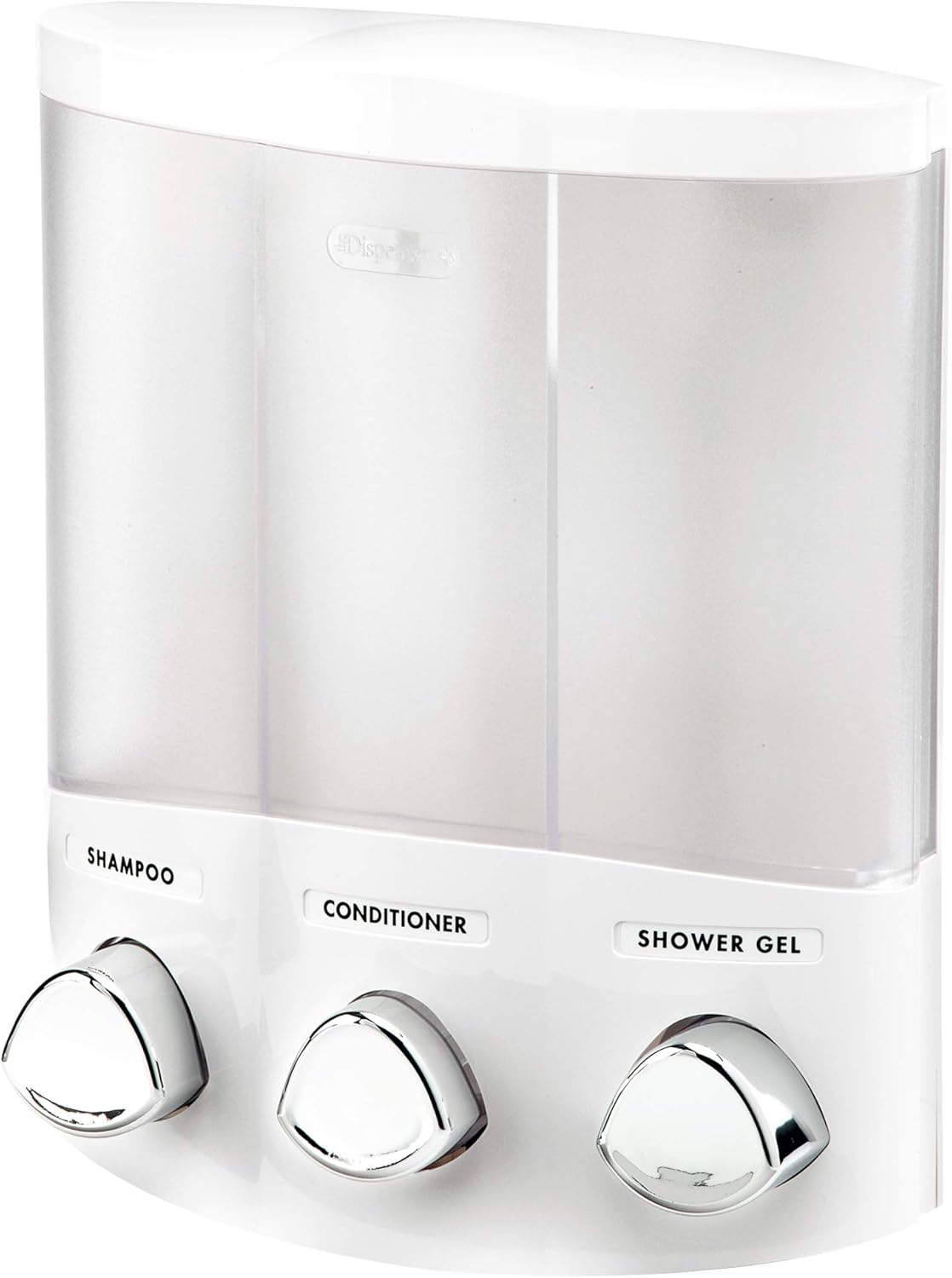 Better Living Products, White 76354 Euro Series TRIO 3-Chamber Soap and Shower Dispenser - Image 3