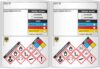 SDS OSHA Data Labels 4 x 3 Inches, ...