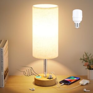 Dicoool Touch Bedside Table Lamp wi...
