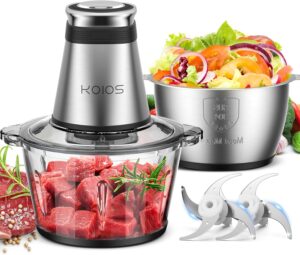 KOIOS Food Processor, 500W Electric...
