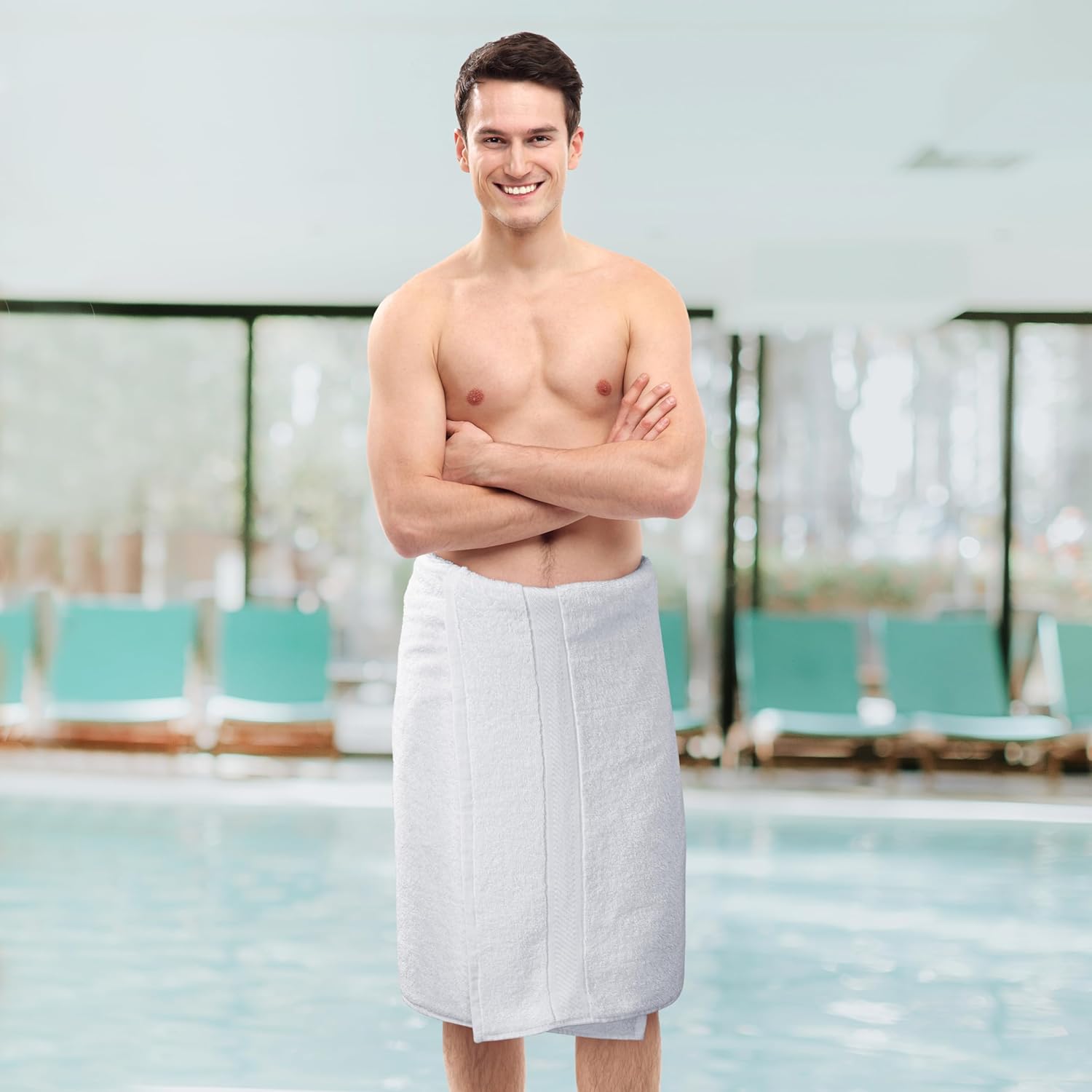 Utopia Towels 6 Pack Medium Bath Towel Set, 24 by 48 Inches, 500 GSM 100% Ring Spun Cotton, Lightweight and Highly Absorbent Quick Drying Premium Towels for Hotel, Spa and Bathroom, White - Image 4