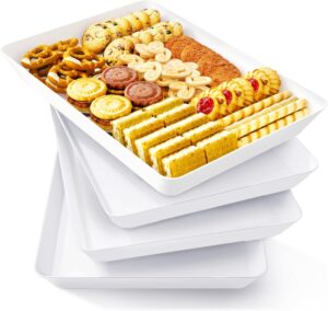 Lifewit Plastic Serving Tray for Pa...