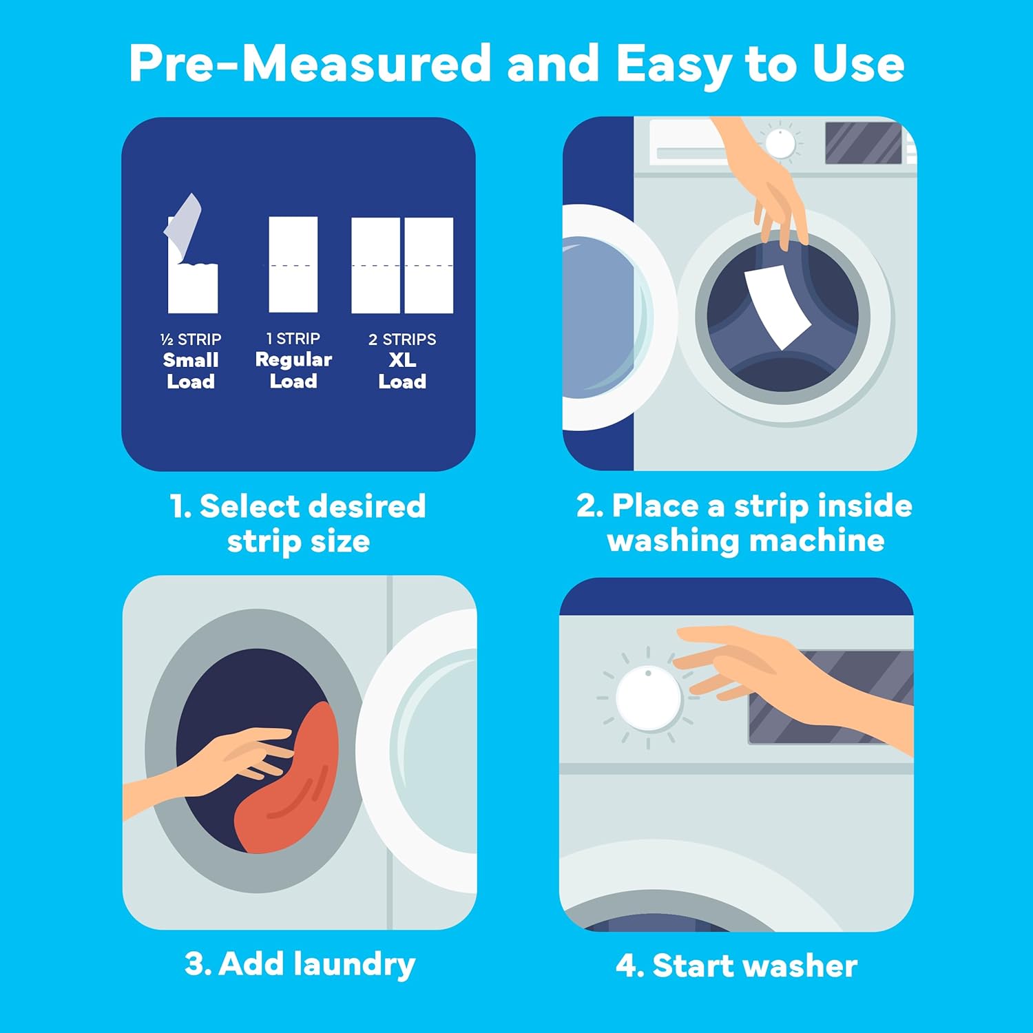 Tru Earth Compact Dry Laundry Detergent - Up to 128 Loads (64 Sheets) - Paraben-Free - Original Eco-Strip Liquidless Detergent, Travel - Fresh Linen | Packaging May Vary - Image 5