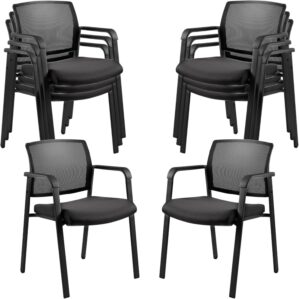 CLATINA Mesh Back Stacking Arm Chai...