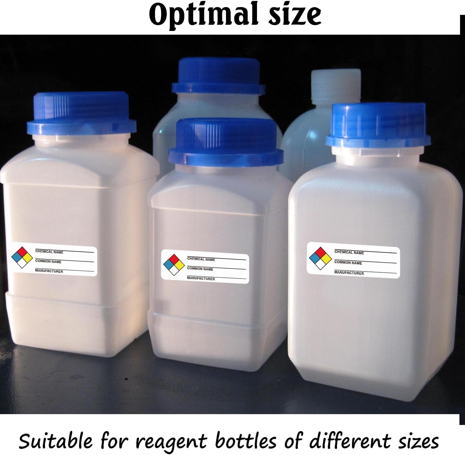 SDS Stickers/MSDS Stickers for Chemical Safty Data 1 X 3 Inches - Chemical Identifying and Labeling Sticker Decals - 250 HIMG Write-in Labels - Image 6