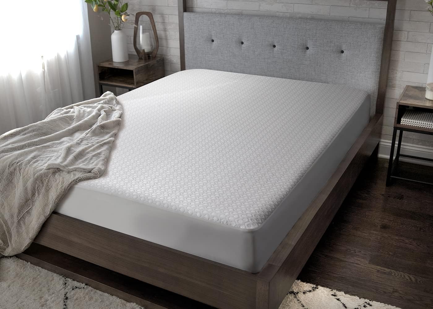 Bedgear King Dri-Tec Waterproof Mattress Protector – Noiseless, Moisture-Wicking, Hypoallergenic, Washable & Breathable Bed Cover - Image 2