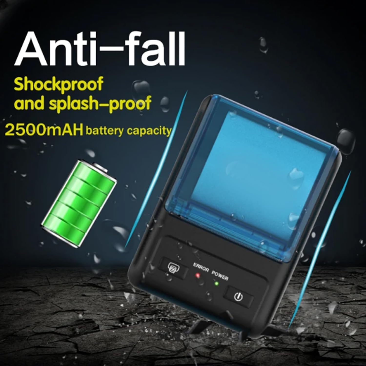 NOT for iphone/ipod/tablet/ipad/MAC,Bluetooth Receipt Printer, 58mm Mini Wireless POS Thermal Printer for Restaurant sales retail,portable pocket bill ticket receipt printer,only fit android/Windows - Image 7