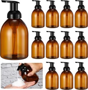 Uiifan 16 Pcs 17 oz Amber Foaming S...