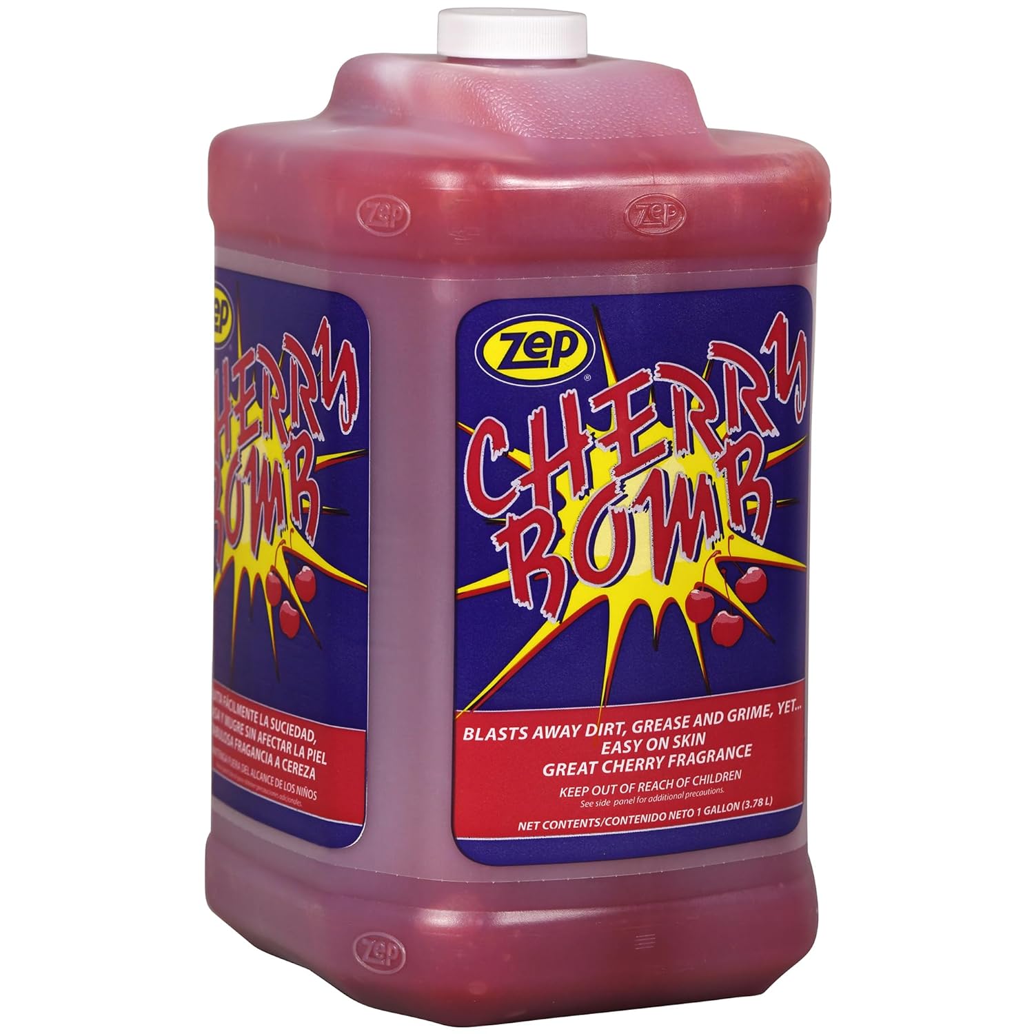 Zep Cherry Bomb Hand Cleaner - 1 Gallon (Case of 4) 95124 - Removes Stubborn Industrial Soils Such As Grease, Tar, Carbon, Asphalt, Inks, Resins, Paints and Adhesives - Image 2
