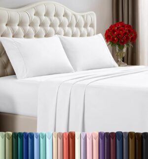 Utopia Bedding King Sheet Set 4 Pie...