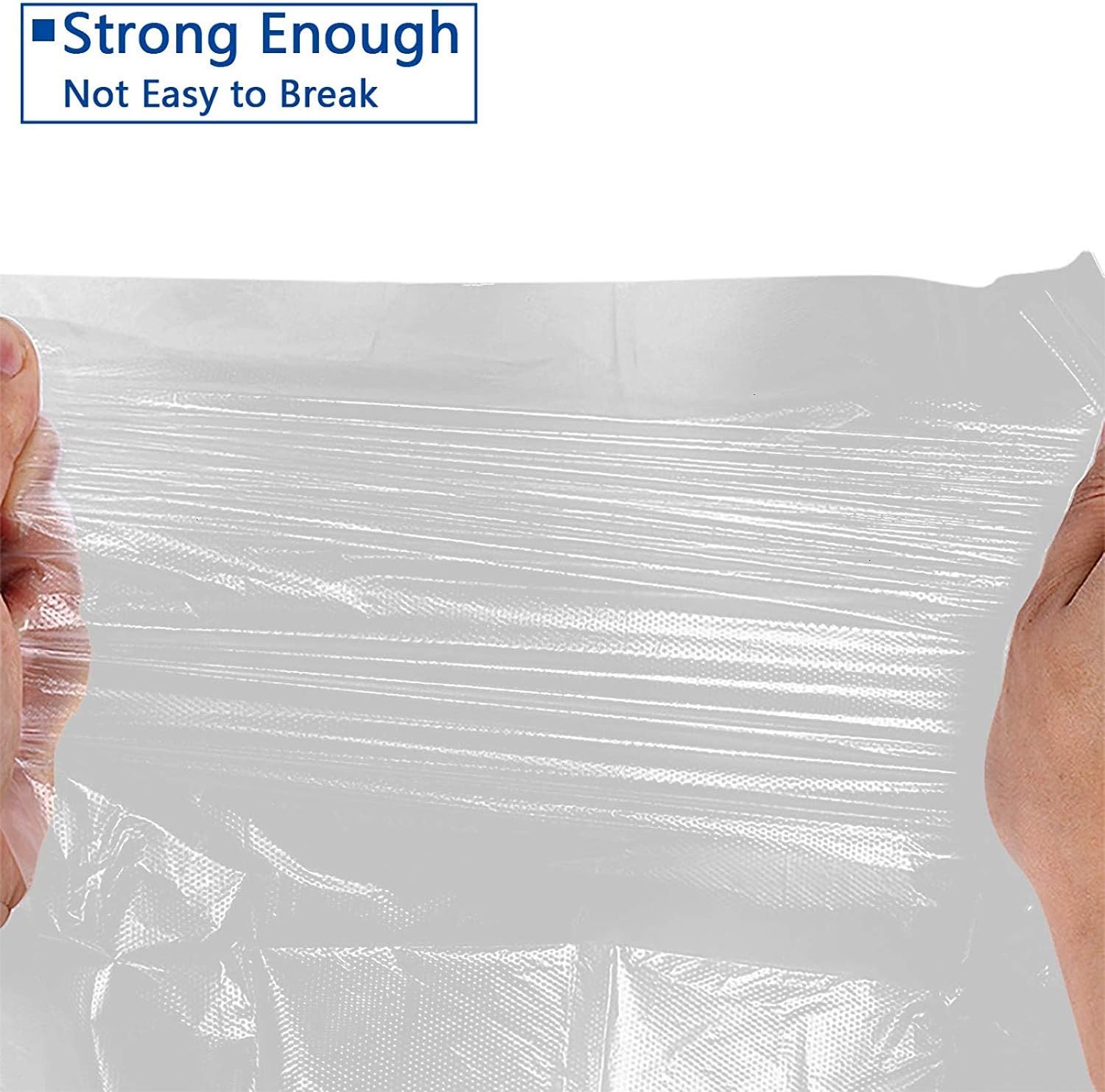 JIAKAI 23 x 37 inches Clear Polyethylene Waterproof Disposable Aprons For Cooking, Serving, Painting or Dish-Washing-100pcs - Image 3