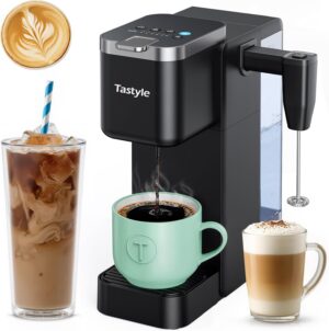 Single Serve Coffee Maker with Buil...