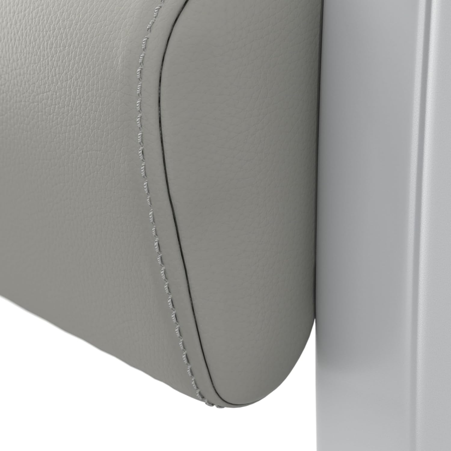 Bush Business Furniture Arrive Waiting Room Loveseat with Arms in Light Gray Vinyl, Reception Area Seating for Office and Lobby - Image 4